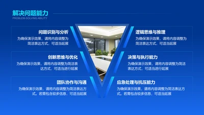 解决问题能力-竞聘述职PPT