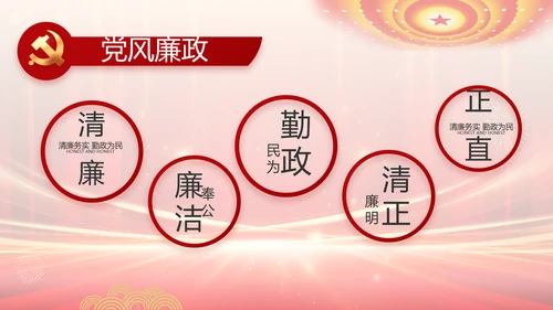 党支部党员大会风采展示动态PPT