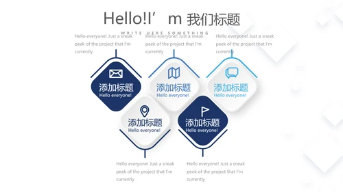 蓝色大气公司企业简介宣传动态PPT模板