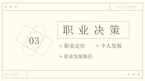 文艺气息风格个人职业规划通用PPT