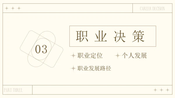 文艺气息风格个人职业规划通用PPT