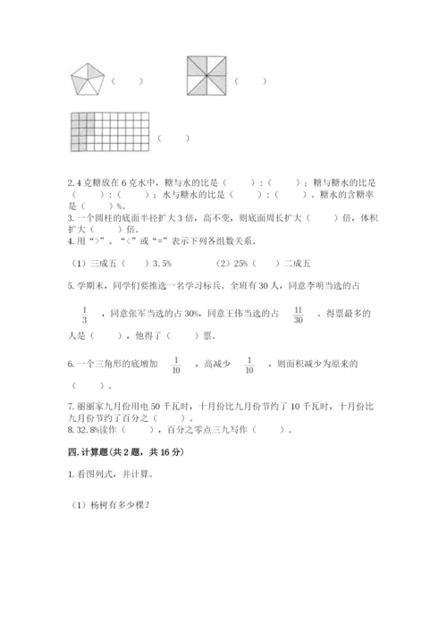 苏教版六年级下册数学期中测试卷附答案（夺分金卷）.docx