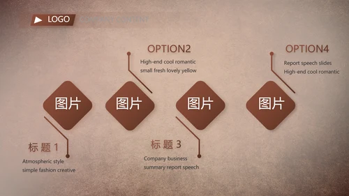 复古欧式风格工作总结商务PPT