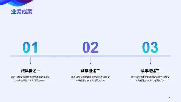 蓝色渐变创意流体教育培训竞聘述职PPT