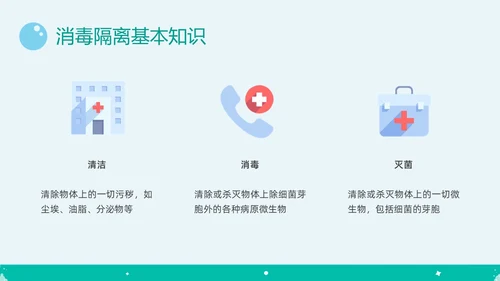 绿色简约插画医院保洁院感培训PPT课件院感知识培训