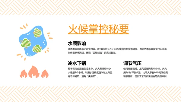 绿色创意几何中国传统美食粽子介绍介绍PPT模板