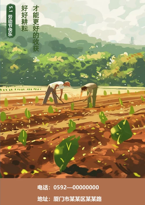 劳动节节日海报