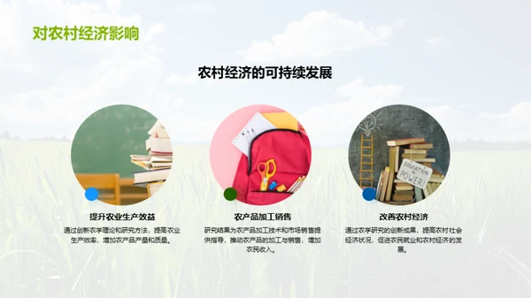 绿色蜕变：农学新视角