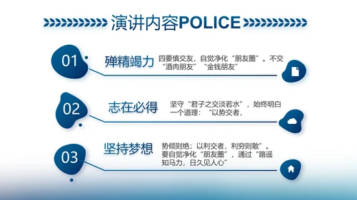 信念坚定对党忠诚公安警察动态PPT