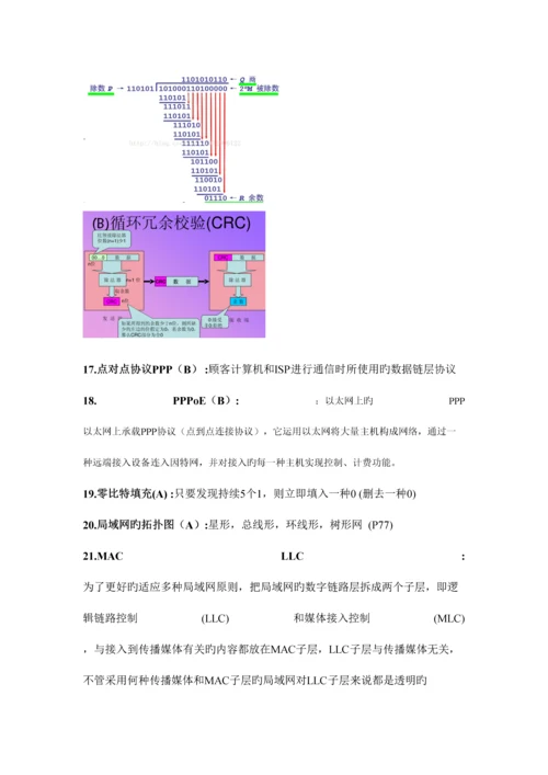 2023年计算机网络知识点.docx