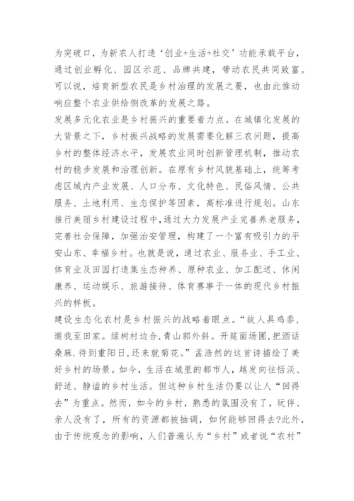 乡村振兴战略为主题的论文.docx