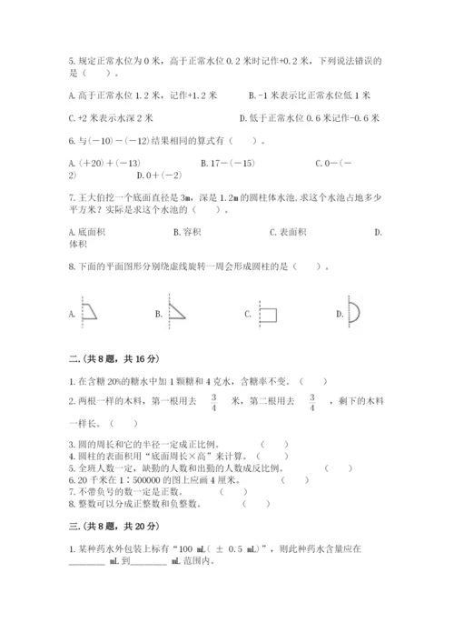 苏教版数学六年级下册试题期末模拟检测卷精品【考点梳理】.docx