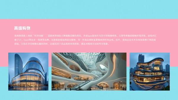 上海旅游攻略PPT模板