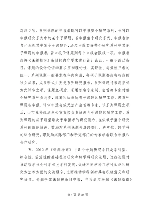 湖北哲学社会科学十二五规划 (4).docx