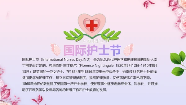 5.12国际护士节活动主题演讲PPT