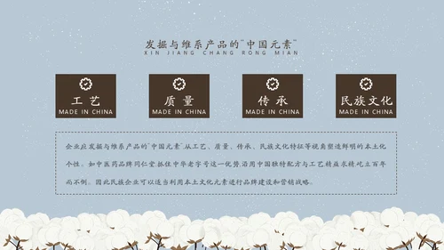 新疆长绒棉通用PPT模板