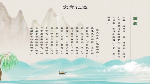 中国风立春通用PPT模板