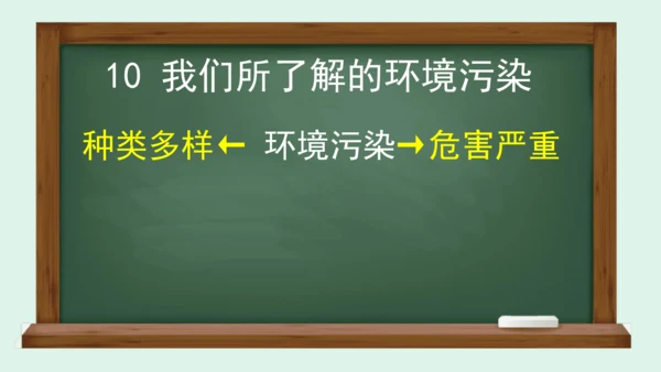 10.《我们所了解的环境污染》（第二课时）  课件