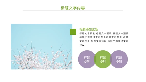 唯美小清新工作总结汇报PPT模板