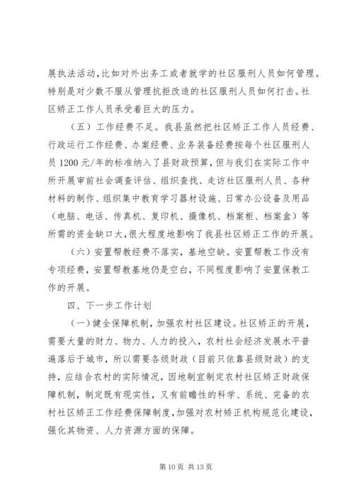 乡镇年度社区矫正和安置帮教工作总结.docx