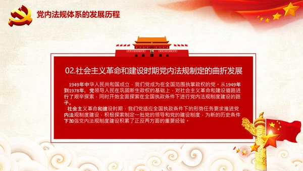 中国之治学习中国共产党党内法规体系PPT模板