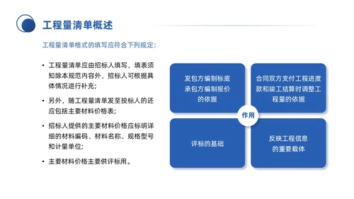 蓝色微粒体商务简约工程招投标与合同管理培训课件PPT招标