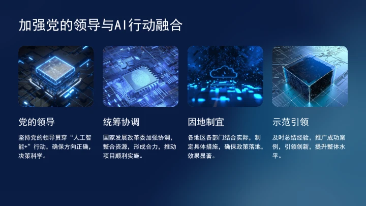 国务院关于深入实施“人工智能+”行动的意见学习ppt课件