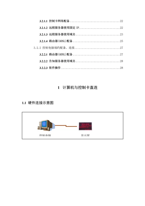 led显示屏网络卡操作标准手册.docx