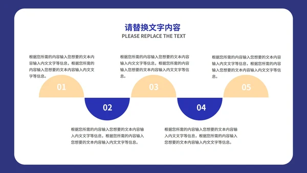 商务风深蓝个人年终总结述职汇报PPT模板