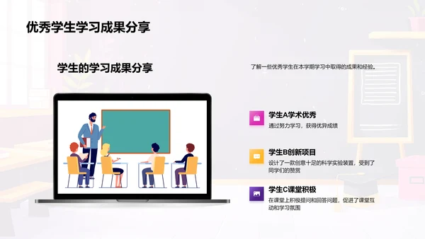 本学期学习总结报告PPT模板