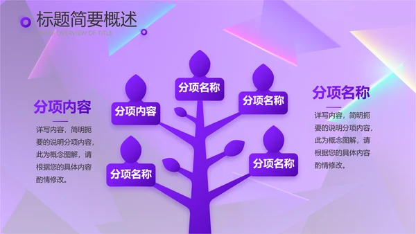 紫色炫彩工作总结汇报商务动态PPT
