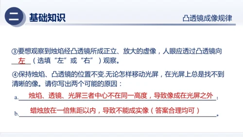 八年级物理上册同步精品课堂（人教版2024）第五章透镜及其应用（章末复习）（课件）34页ppt