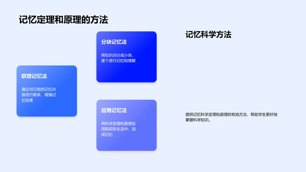 科学探索教学报告PPT模板