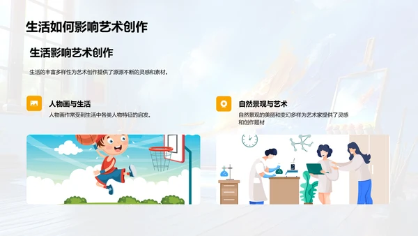 艺术的起源与发展PPT模板