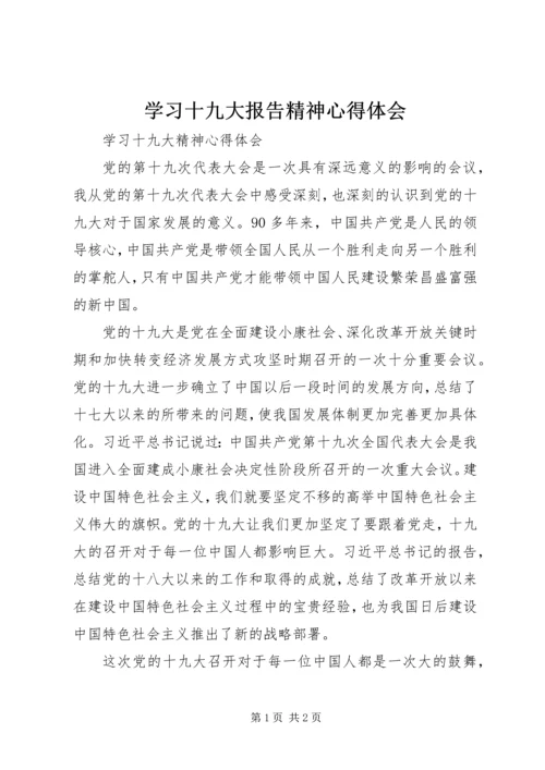 学习十九大报告精神心得体会 (20).docx