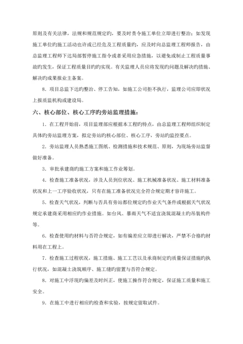 监理旁站专题方案.docx