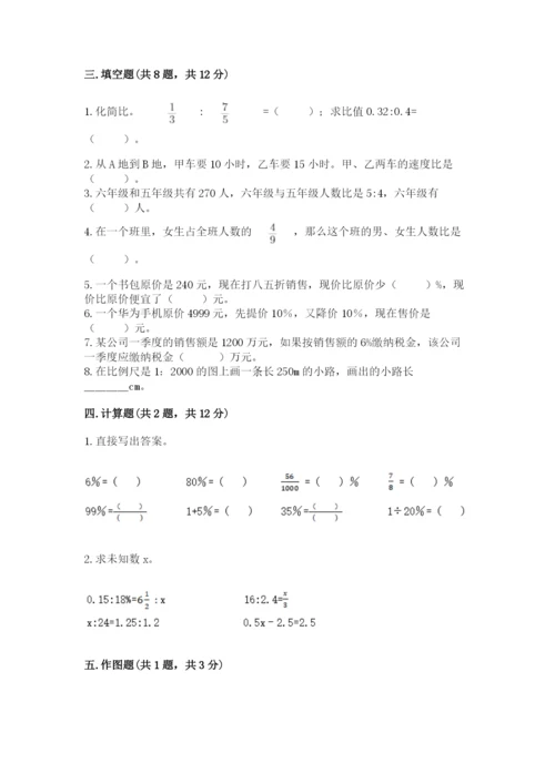 小学六年级下册数学期末卷带答案（黄金题型）.docx