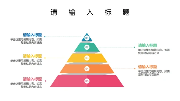 关系图（金字塔）PPT模板