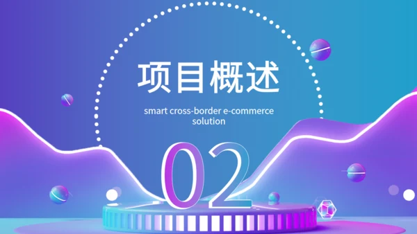 智慧跨境电商通用PPT模板