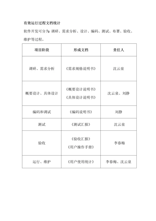 软件综合项目工程质量管理标准体系说明.docx