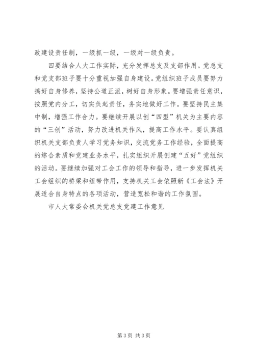 市人大常委会机关党总支党建工作意见 (4).docx