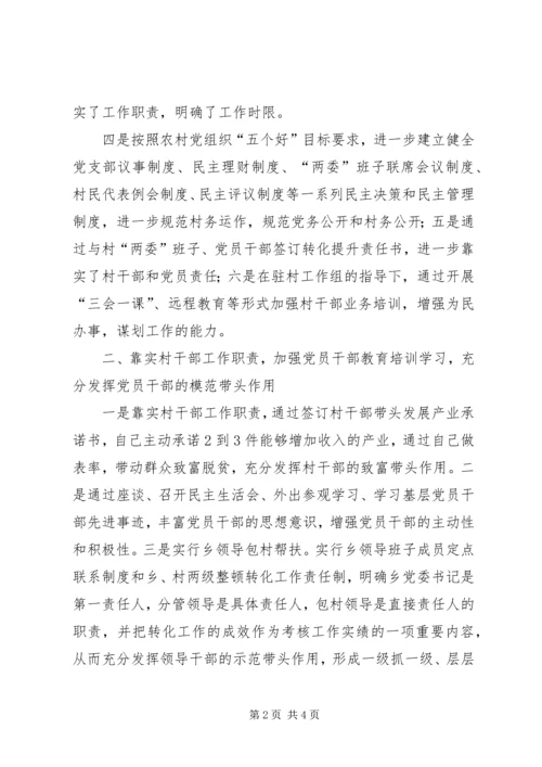 后进村集中整顿汇报.docx