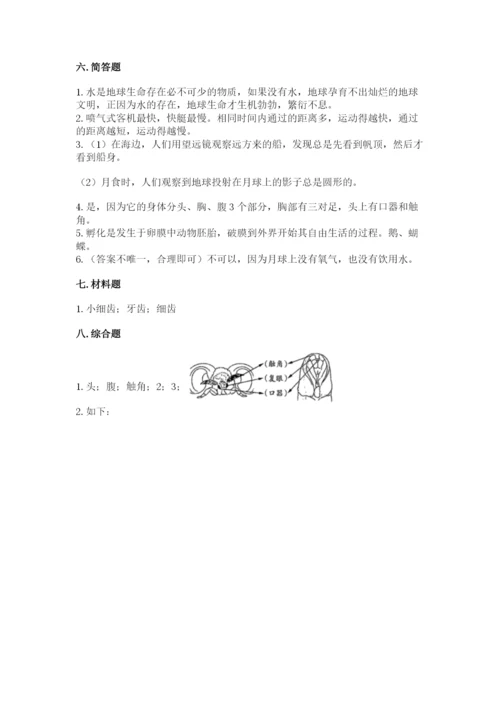 教科版科学三年级下册 期末测试卷及答案【最新】.docx