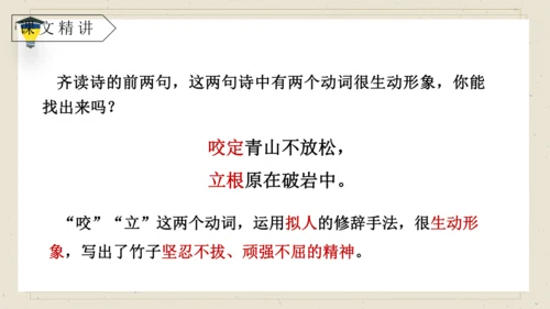 10《竹石》课件