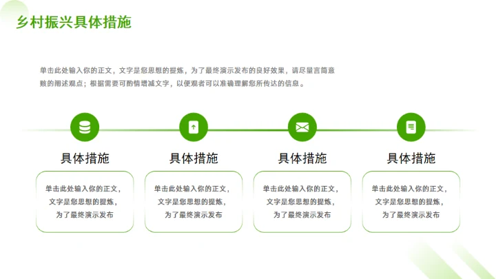 农村产业乡村振兴战略通用PPT模板