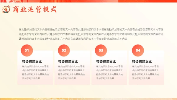 国潮风龙年新年工作计划PPT