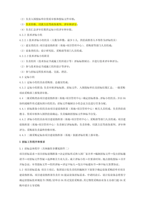 招综合投标管理标准规定.docx