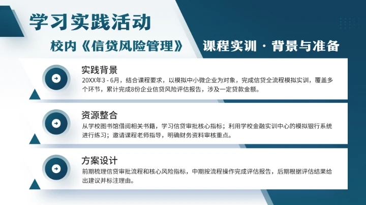 会计学专业大学生职业生涯规划发展展示PPT模版