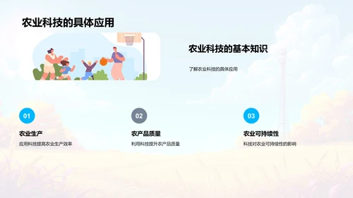 农业科技应用探讨PPT模板