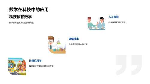 大学数学理论与应用PPT模板